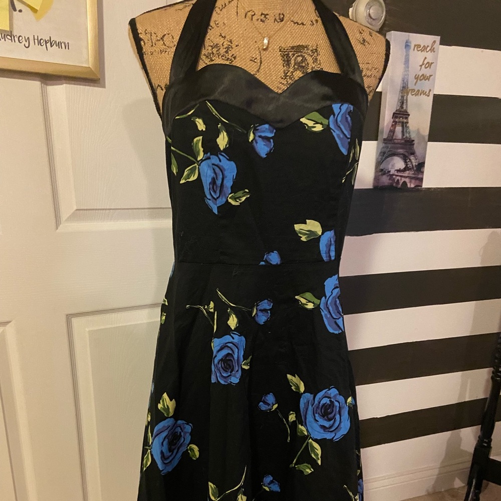 Floral old school dress